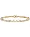 Macy's Diamond Tennis Bracelet (2 Ct. T.w.) In 14k Gold In Yellow Gold
