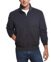 Weatherproof Men's Microfiber Bomber Jacket In Black