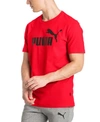 Puma Big And Tall Men's Logo T-shirt In Red