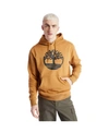 Timberland Core Tree Logo Hoodie In Brown-neutral In Wheat Boot-black