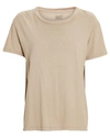 Nili Lotan Brady Cotton Jersey T-shirt In Beige