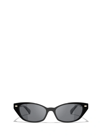 Chanel Cat Eye Eyeglasses - Acetate, Black - Women's Sunglasses - 3460 C622
