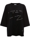 JW ANDERSON OSCAR WILDE QUOTE PRINT T-SHIRT