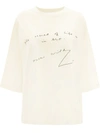 JW ANDERSON OSCAR WILDE QUOTE PRINT T-SHIRT