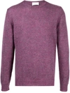 LOW BRAND PURL-KNIT WOOL-BLEND JUMPER