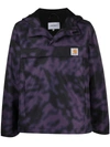 CARHARTT CAMOUFLAGE-PRINT HALF-ZIP HOODED JACKET