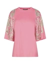 Alberta Ferretti T-shirts In Pink