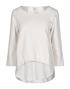 European Culture Sweatshirts In Ivory