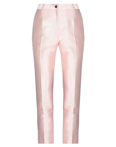 DOLCE & GABBANA DOLCE & GABBANA WOMAN PANTS PINK SIZE 14 SILK,13531284UD 4