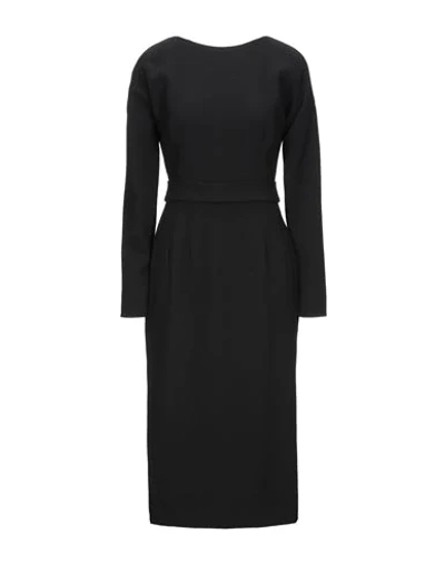 Dolce & Gabbana Midi Dresses In Black