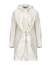 BELSTAFF BELSTAFF WOMAN OVERCOAT IVORY SIZE 12 POLYAMIDE, POLYESTER,16003501QA 3