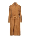 Alberta Ferretti Overcoats In Camel