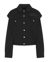 Mm6 Maison Margiela Denim Outerwear In Black