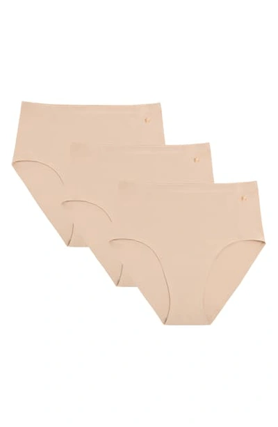 Evelyn & Bobbie Assorted 3-pack Bikinis In Sand