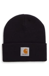 Carhartt Short Watch Hat In Dark Navy