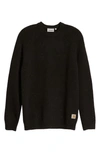 Carhartt Anglistic Sweater In Black Heather