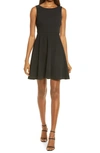 MORGAN & CO. SCUBA CREPE SKATER DRESS,12888