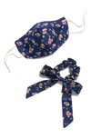 FREE PEOPLE ADULT FACE MASK & SCRUNCHIE BOW SET,HA053101