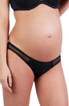 Cache Coeur Louise Embroidered Maternity Briefs In Marine