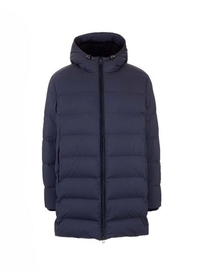 Loro Piana Down Jacket In Blue