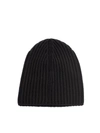 Loro Piana Maglia Inglese Cashmere Beanie In Black