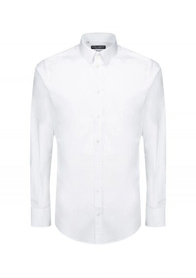 Dolce & Gabbana Shirts In Bianco Ottico