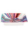 EMILIO PUCCI CORAL AND BLUE SOLE PRINT VALET TRAY