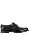 Church's Monk-strap Full Brogue Shoes In Black