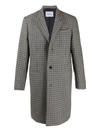 DONDUP GREEY WOOL BLEND TAILORED COAT,11655291