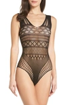 Hauty Lace Bodysuit In Black