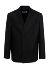 MAISON MARGIELA MAISON MARGIELA COLLARLESS TAILORED BLAZER