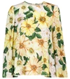 Dolce & Gabbana Floral Shirt In Yellow