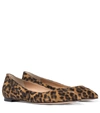 GIANVITO ROSSI GIANVITO LEOPARD-PRINT BALLET FLATS,P00529321