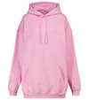 Balenciaga Logo Hoodie In Pink