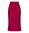 DOLCE & GABBANA Mytheresa独家发售 — 卡迪面料中长半身裙,P00531427