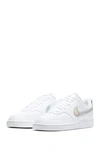 Nike Court Vision Low Sneaker In White/ Multi-color-black