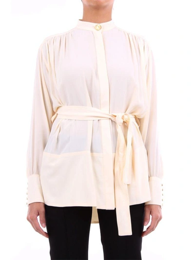 Proenza Schouler Women's Beige Viscose Blouse