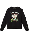 Marc Jacobs Black Magda Archer Edition 'my Life Is Crap' Sweatshirt In Black