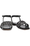 3.1 Phillip Lim Alyse Ring-embellished Leather Sandals In Black