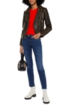 Acne Studios Climb High-rise Skinny Jeans In Mid Denim