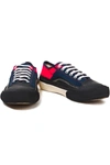 ACNE STUDIOS COLOR-BLOCK COTTON-CANVAS SNEAKERS,3074457345623398869