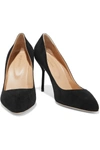 SERGIO ROSSI CHICHI SUEDE PUMPS,3074457345623850772