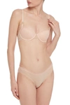 STELLA MCCARTNEY ISLA WAVING STRETCH-LEAVERS LACE UNDERWIRED CONTOUR BRA,3074457345623481028