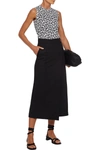 Theory Leopard-print Jacquard-knit Top In Animal Print
