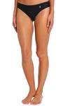 LOVE STORIES EMBELLISHED STRETCH-MESH AND JERSEY LOW-RISE BRIEFS,3074457345621290600