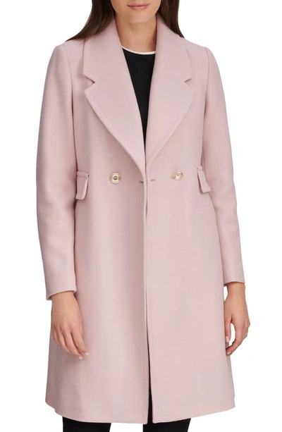 Karl Lagerfeld Women's Double Breasted Coat In Petal