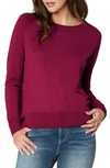 Liverpool Los Angeles Raglan Sleeve Sweater In Raspberry
