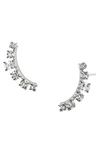 AJOA EAST WEST CUBIC ZIRCONIA EAR CRAWLERS,UO38551RCZ