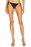 Jade Swim Bare Minimum Mid-rise Bikini Bottoms In Black