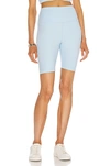 Wardrobe.nyc Release 02 High-rise Jersey Bike Shorts In Light Blue